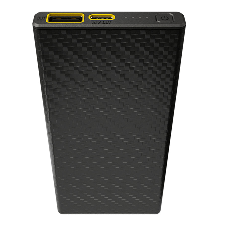 CARBO 10000 - NITECORE 10;000MAH POWER BANK ULTRA LIGHTWEIGHT CARBON FIBER ENERGY BRICK