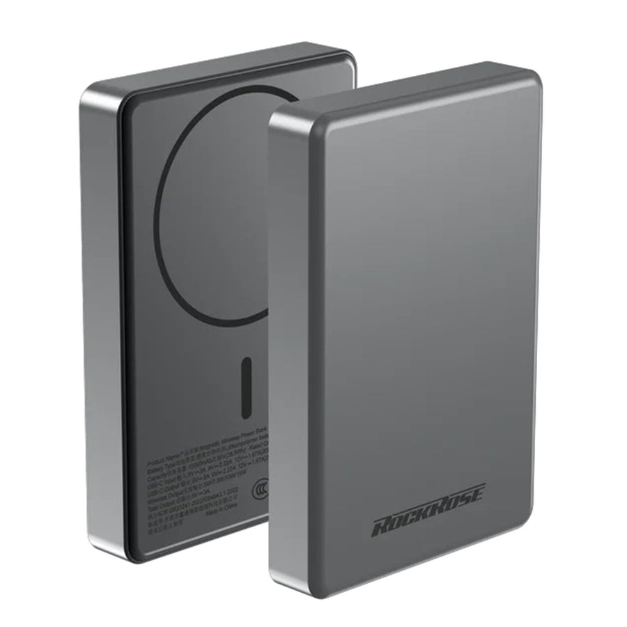 RockRose  Phenomenon 10000mAh 20W 1-Output Ultra-Slim Magnetic Wireless Charging Power Bank -CCC-Certified