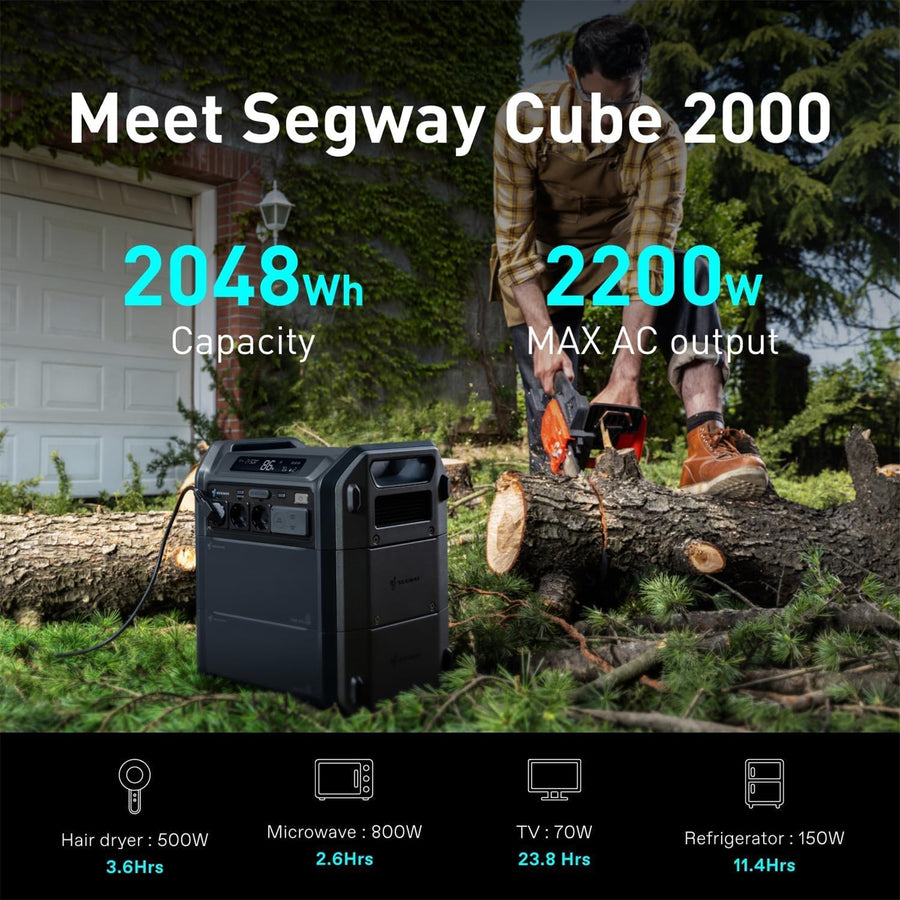 Segway Cube  2000A Portable Power Station
