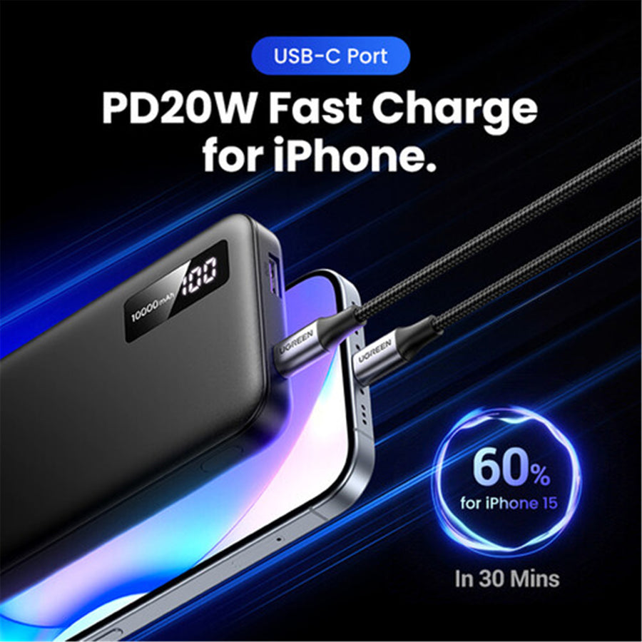 UG-25742 - UGREEN 10000mAh Two-way Fast Charging Po