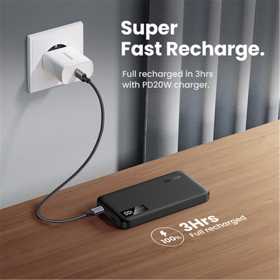 UG-25742 - UGREEN 10000mAh Two-way Fast Charging Po