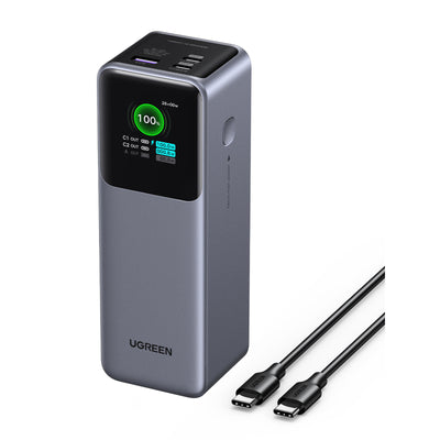 UG-35525B - UGREEN Nexode 25000mAh 200W 3-Ports Power Bank USB-C Laptop Charger - Black