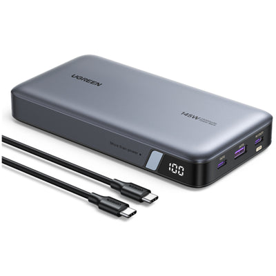 UGREEN   25000mAh 145W 3-Output Laptop Power Bank with Cable and Display