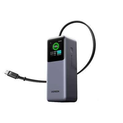 UGREEN 165W Power Bank with Retractable Cable