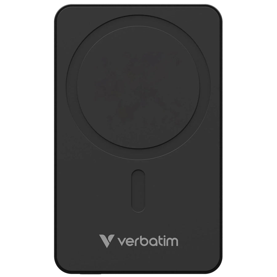 Verbatim   5000mAh 20W 1-Output Magnetic Wireless Charging Power Bank - Black