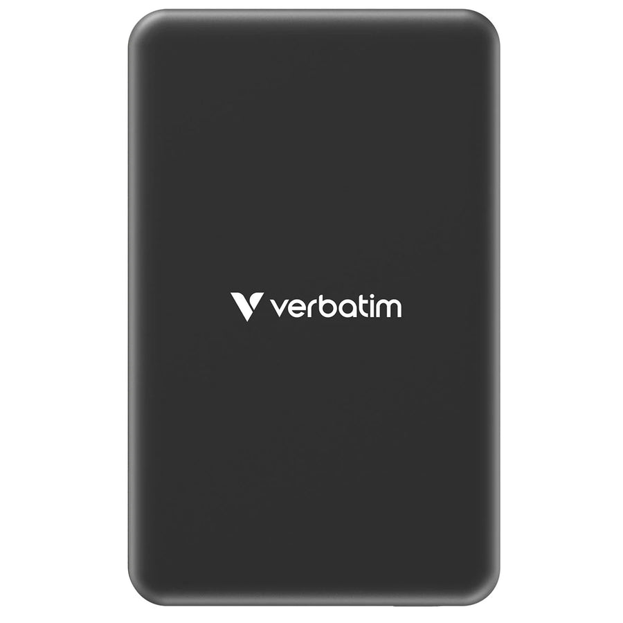 Verbatim   5000mAh 20W 1-Output Magnetic Wireless Charging Power Bank - Black