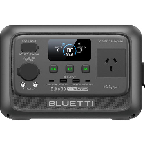 Bluetti Elite 30 v2  UPS Portable Power Station - Black
