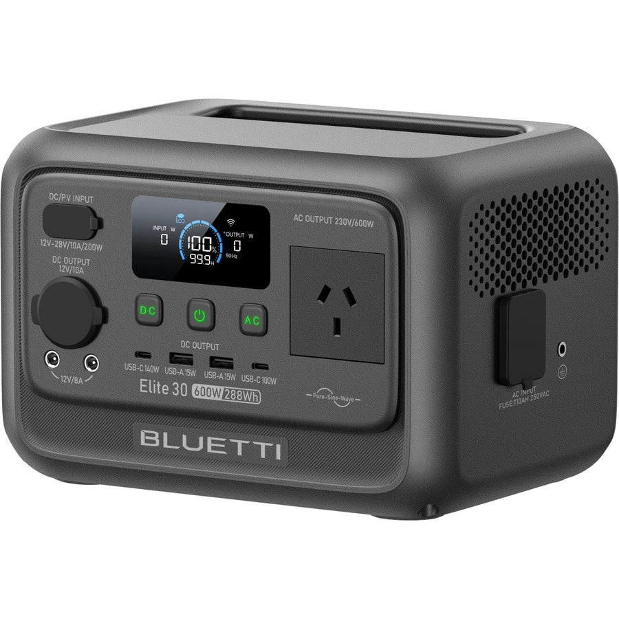 Bluetti Elite 30 v2  UPS Portable Power Station - Black