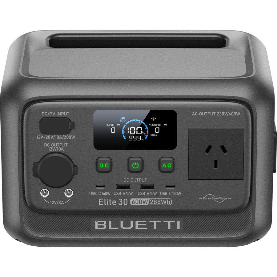 Bluetti Elite 30 v2  UPS Portable Power Station - Black
