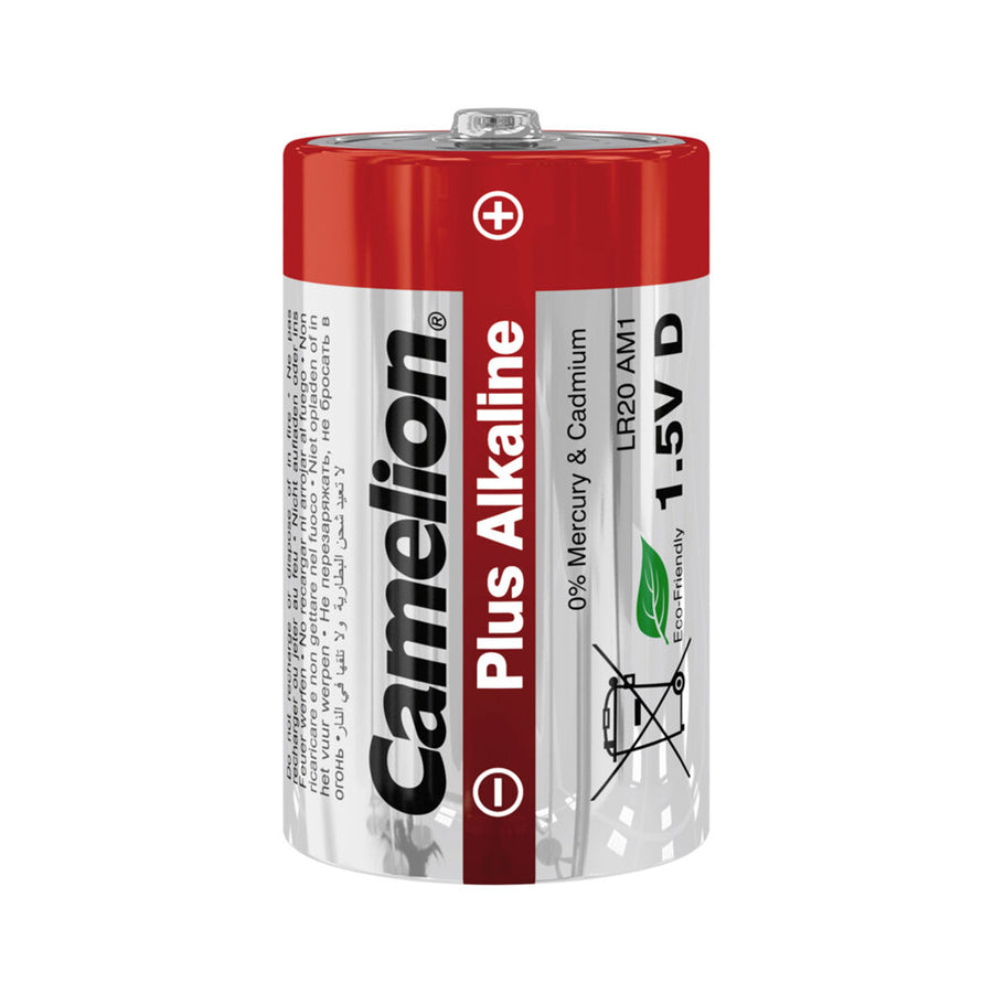 Camelion D Size CM-LR20-BP2 Alkaline Battery (Pair)