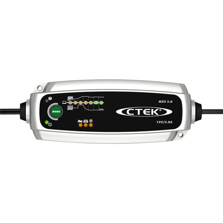 CTEK 56-988 MXS 3.8 12V 3.8AMP Lead Acid Battery Charger 5 Year Warranty