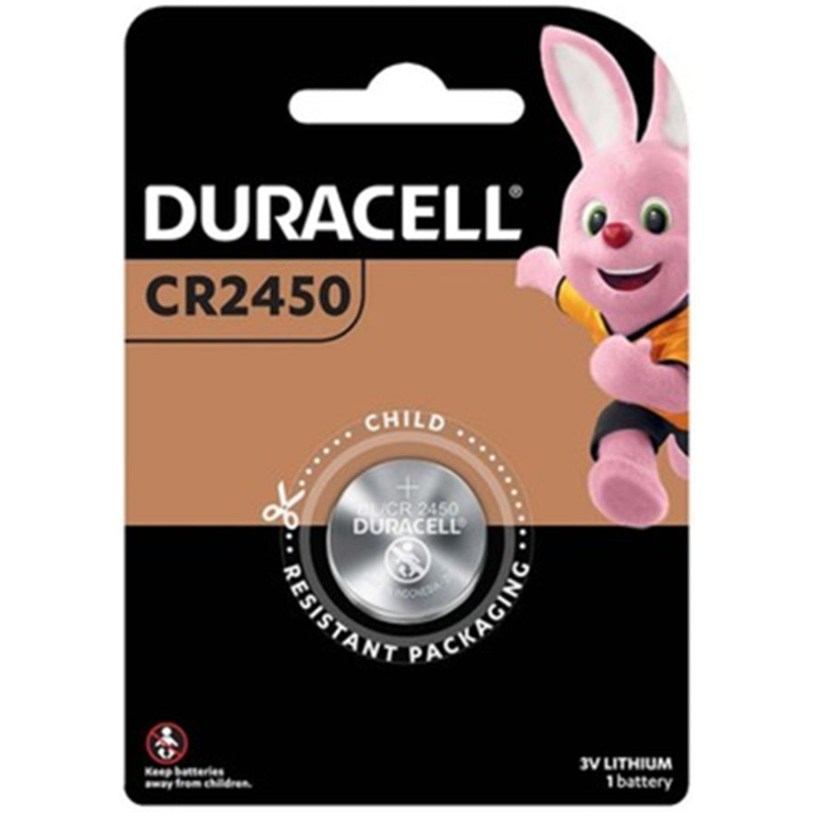 2551127 - Duracell Lithium Coin CR2450 Battery