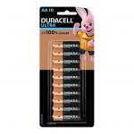 DU01210NZ - Duracell Ultra Alkaline AA Battery, Pack of 10