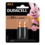 DU02202NZ - Duracell Coppertop Alkaline AA Battery, Pack of 2
