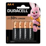 DU02204NZ - Duracell Coppertop Alkaline AA Battery, Pack of 4