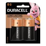 DU02402NZ - Duracell Coppertop Alkaline D Battery, Pack of 2