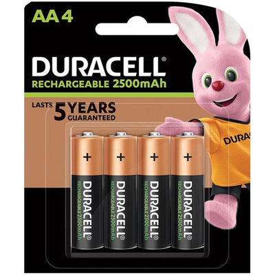 DURACELL DURGT5632 - AA Rechargeable Battery (2500 Mah) Pack of 4