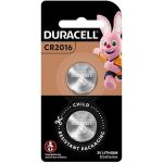 DU07812NZ - Duracell Lithium Coin CR2016 Battery, Pack of 2