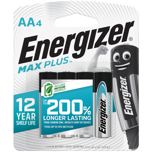 X91BP4T - ENERGIZER MAX PLUS AA 4PK