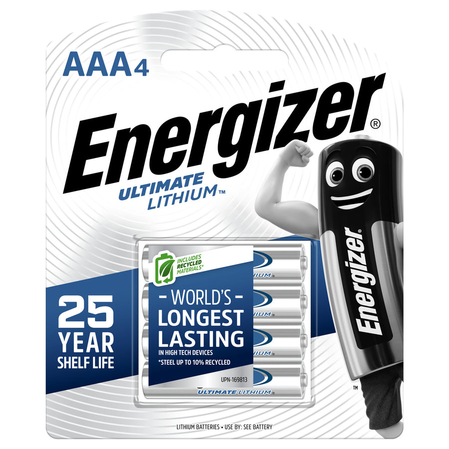 Energizer Ultimate Lithium AAA Batterien – 4er-Pack