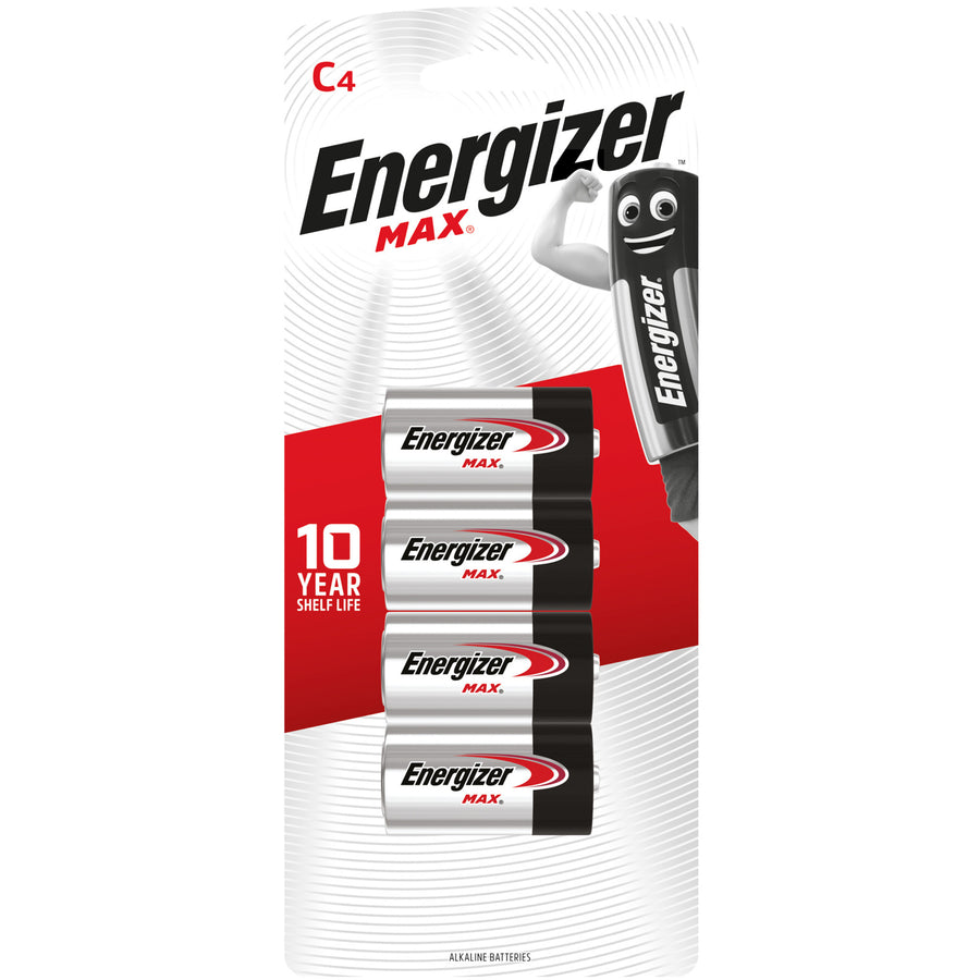 Energizer MAX C Batterien – 4 Stück