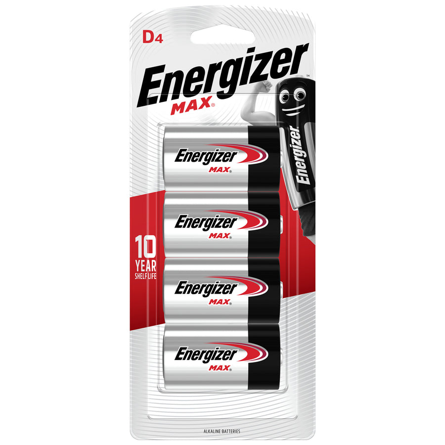 Energizer MAX D Batterien - 4 Stück