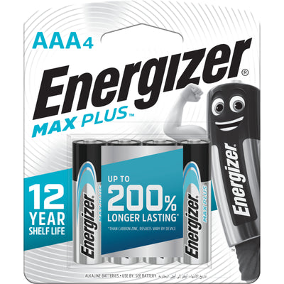 Energizer MAX PLUS AAA Batterien – 4er-Pack