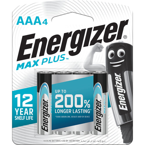X92BP4T - ENERGIZER MAX PLUS AAA 4PK