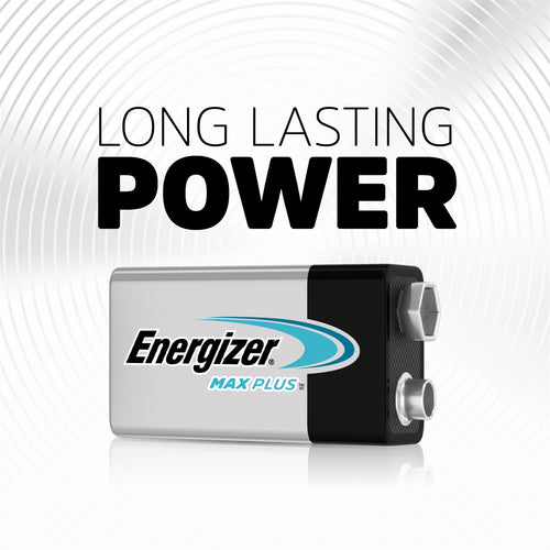 Energizer MAX PLUS 9V Batterien – 12er-Pack – Ideal für Garagentoröffner / Rauchmelder / Alarmanlagen
