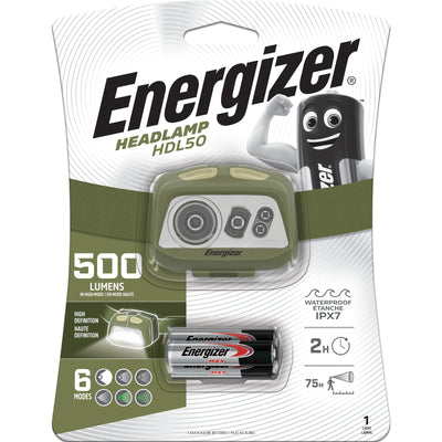 Y25A32 - ENERGIZER HEADLIGHT 500L HDL50