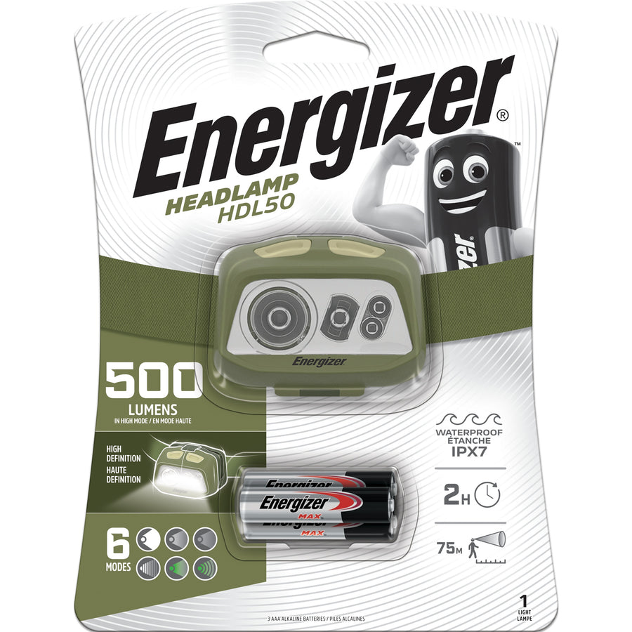 Y25A32 - ENERGIZER STIRNLAMPE 500L HDL50