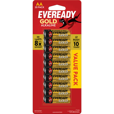 A91HP20 - EVEREADY GOLD AA 20ER-PACK