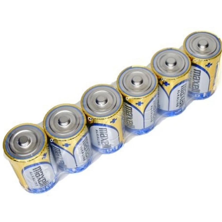 LR20(GD)6P - MAXELL ALKALINE D-SIZE BATTERIEN IM SECHSERPACK IN SCHRUMPFVERPACKUNG