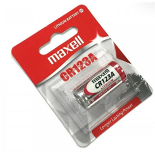 Maxell MXCR123A Lithium Battery CR123A 1 Pack