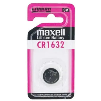 Maxell MXCR1632-X1 Lithium Battery CR1632 3V Coin Cell 1 Each