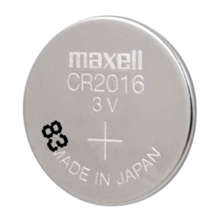 MXCR2016 - MAXELL LITHIUM BATTERY CR2016 3V COIN CELL 5 PACK