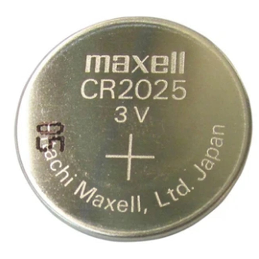 MXCR2025 - MAXELL LITHIUM BATTERY CR2025 3V COIN CELL 5 PACK