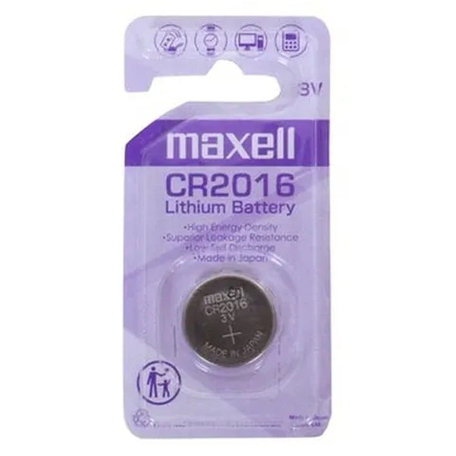 MXCR2016-X1 - MAXELL LITHIUM BATT CR2016 3V SINGLE BLISTER PACK
