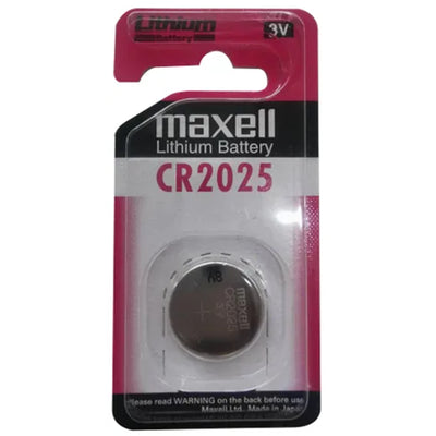 MXCR2025-X1 - MAXELL LITHIUM BATTERY CR2025 3V SINGLE BLISTER PACK