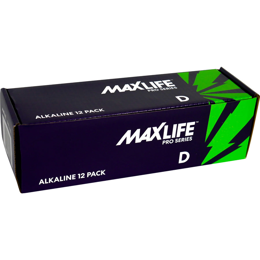Maxlife BATD-A12  D Alkaline Battery 12 BULK  Pack
