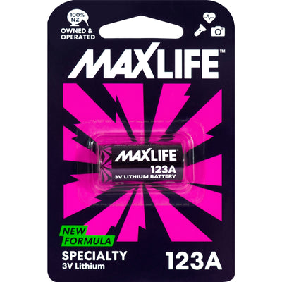 Maxlife 123A Lithium 3V Batterie – 1 Stk.