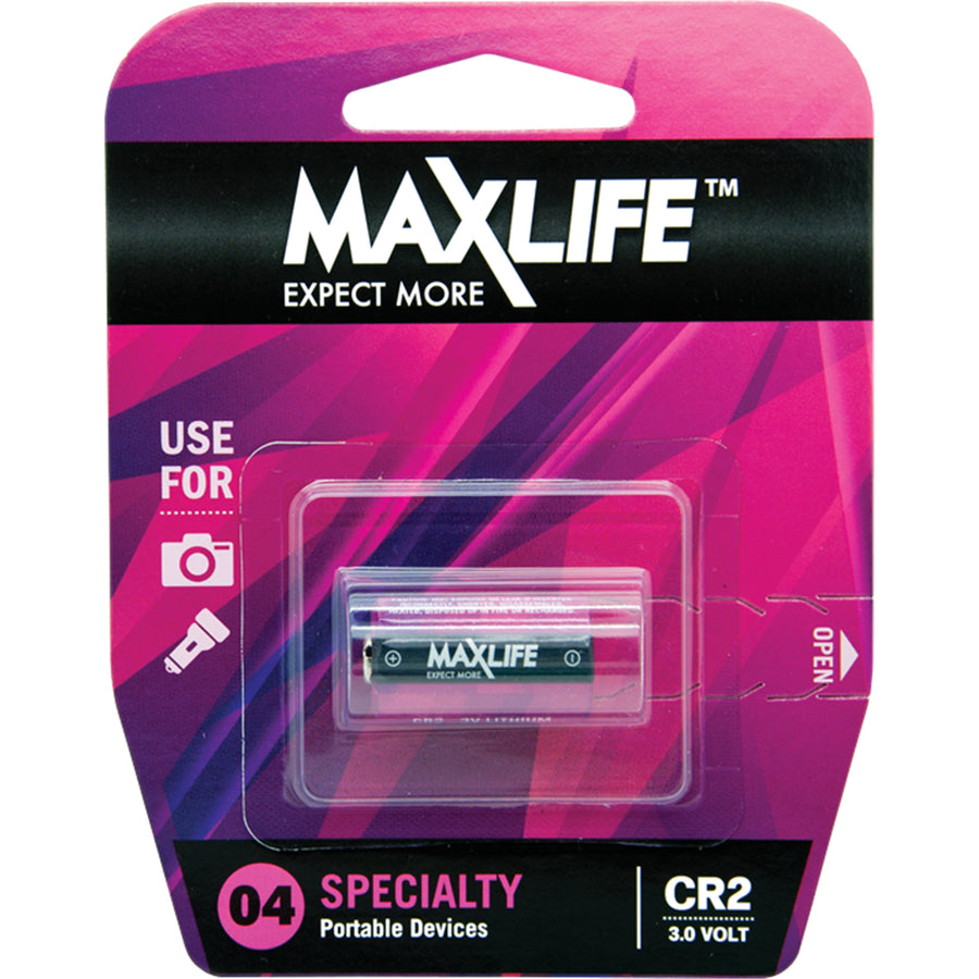 MAXLIFE BATCR2 - CR2 Lithium 3V Battery 1 Pack