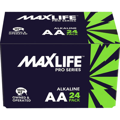 Maxlife BATAA-A24 AA ALKALINE 24 PACK   NEW