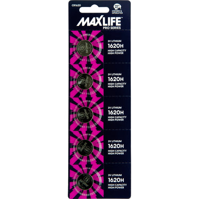 Maxlife BAT1620-H5 CR1620H HIGH POWER 5 PACK