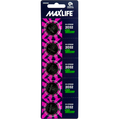 MAXLIFE BAT2032 - CR2032 Lithium Button Cell Battery Pack of 1