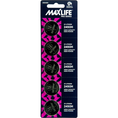 Maxlife BAT2450-H5 CR2450H HIGH POWER 5 PACK