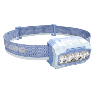 HA23 UHE BLUE - NITECORE 600 LUMEN USB RECHARGEABLE LED HEADLAMP BLUE