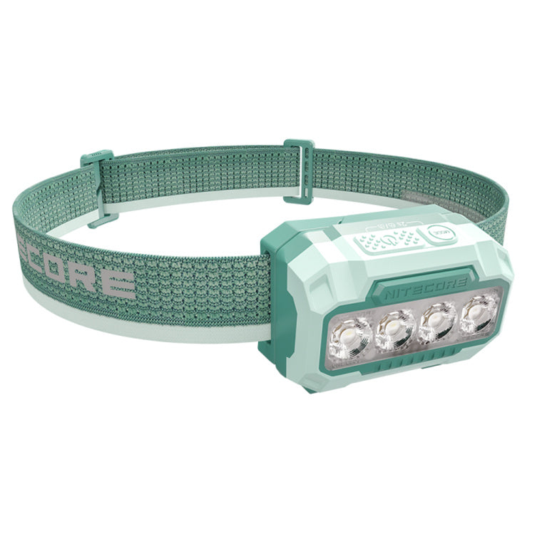 HA23 UHE GREEN - NITECORE 600 LUMEN USB RECHARGEABLE LED HEADLAMP TORCH GREEN