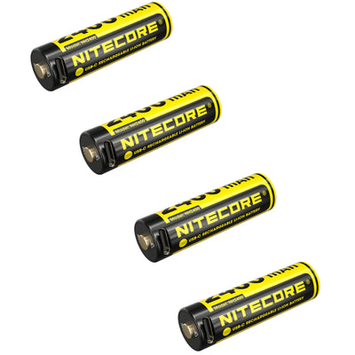 Nitecore NH2400-4PK LI-ION RECHARGEABLE USB-C AA BATTERY 2400MAH 1.5V 4PK