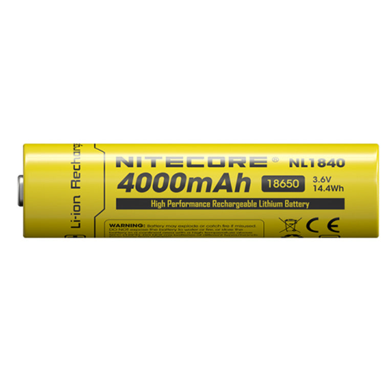 NITECORE 18650 RECHARGEABLE BATTERY 3.6V 5A 4000MAH